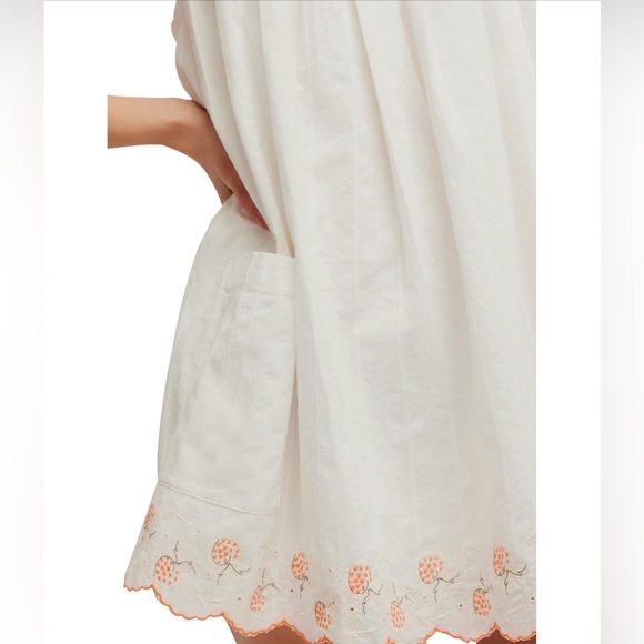 Free People Leticia White Embroidered Mini Dress - Picture 4 of 4